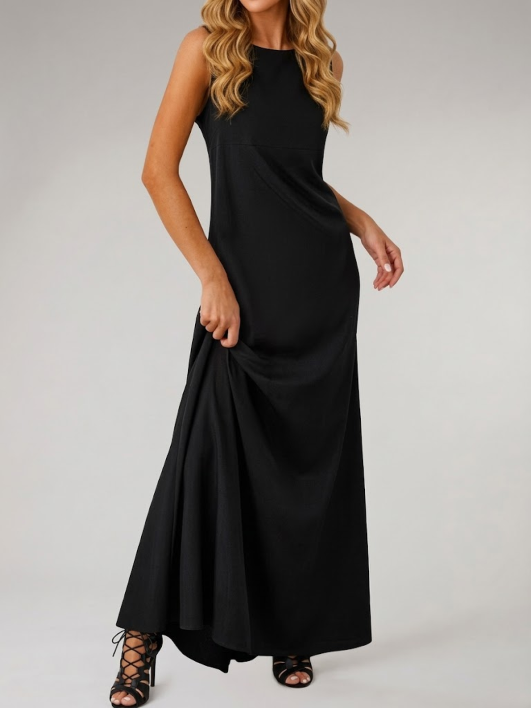 Women’s Maxi Sundress Sleeveless Lightweight Summer Vacation Dress