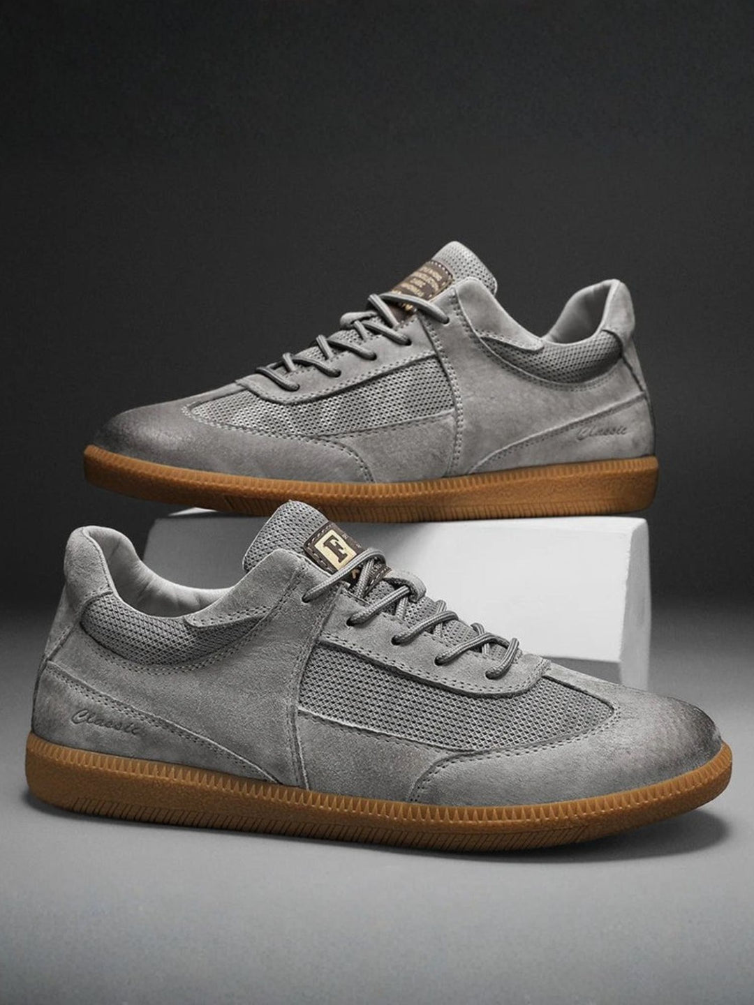 Sneakers Men Durable Rubber Sole Shoes for Everyday Comfort