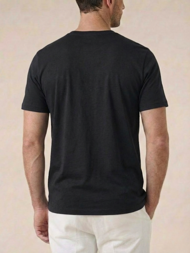 Men’s Premium Egyptian Cotton T-Shirt Soft Crew Neck Basic