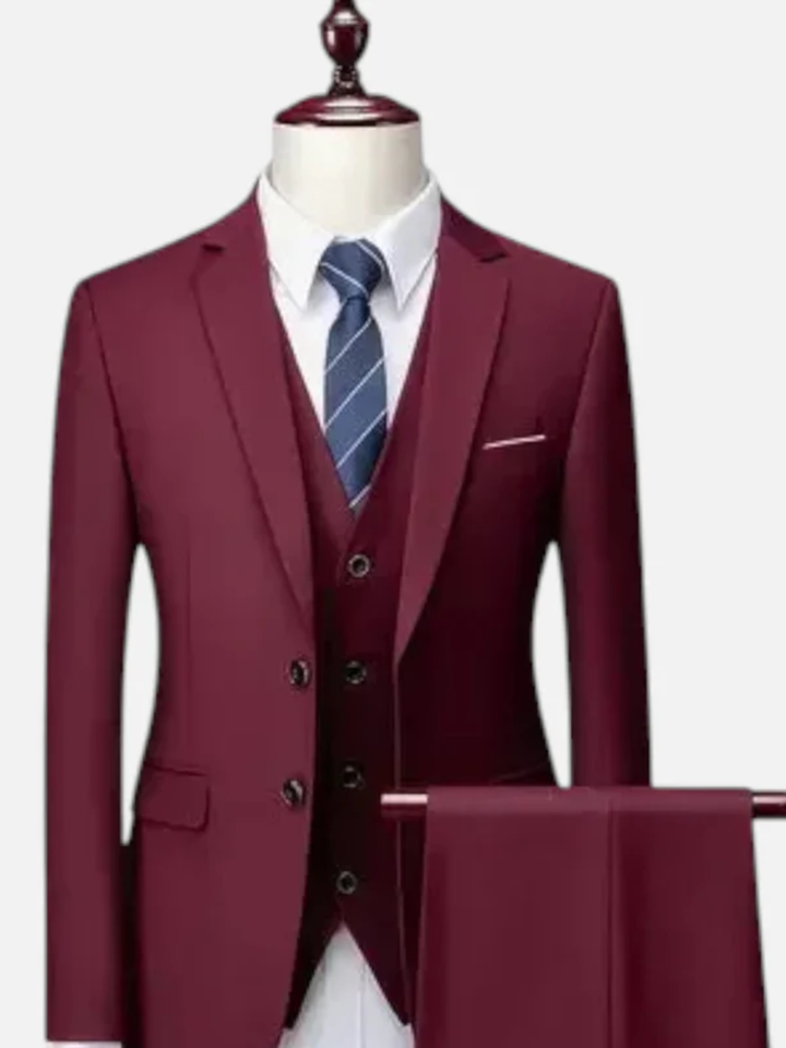 Men’s Slim Fit Suit for Wedding and Formal Events