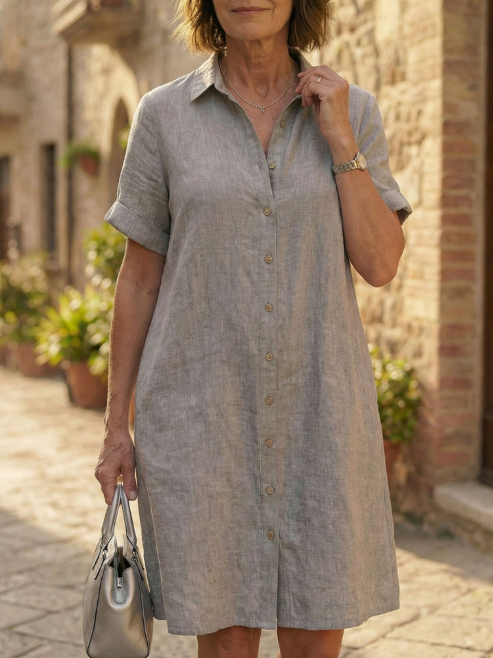 Women Short Sleeve Casual Dress Lightweight Travel Outfit