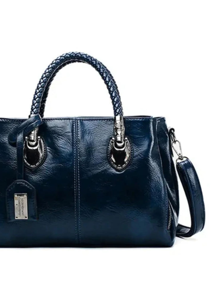 Women’s Leather Work Bag Spacious Elegant Everyday Carry Tote
