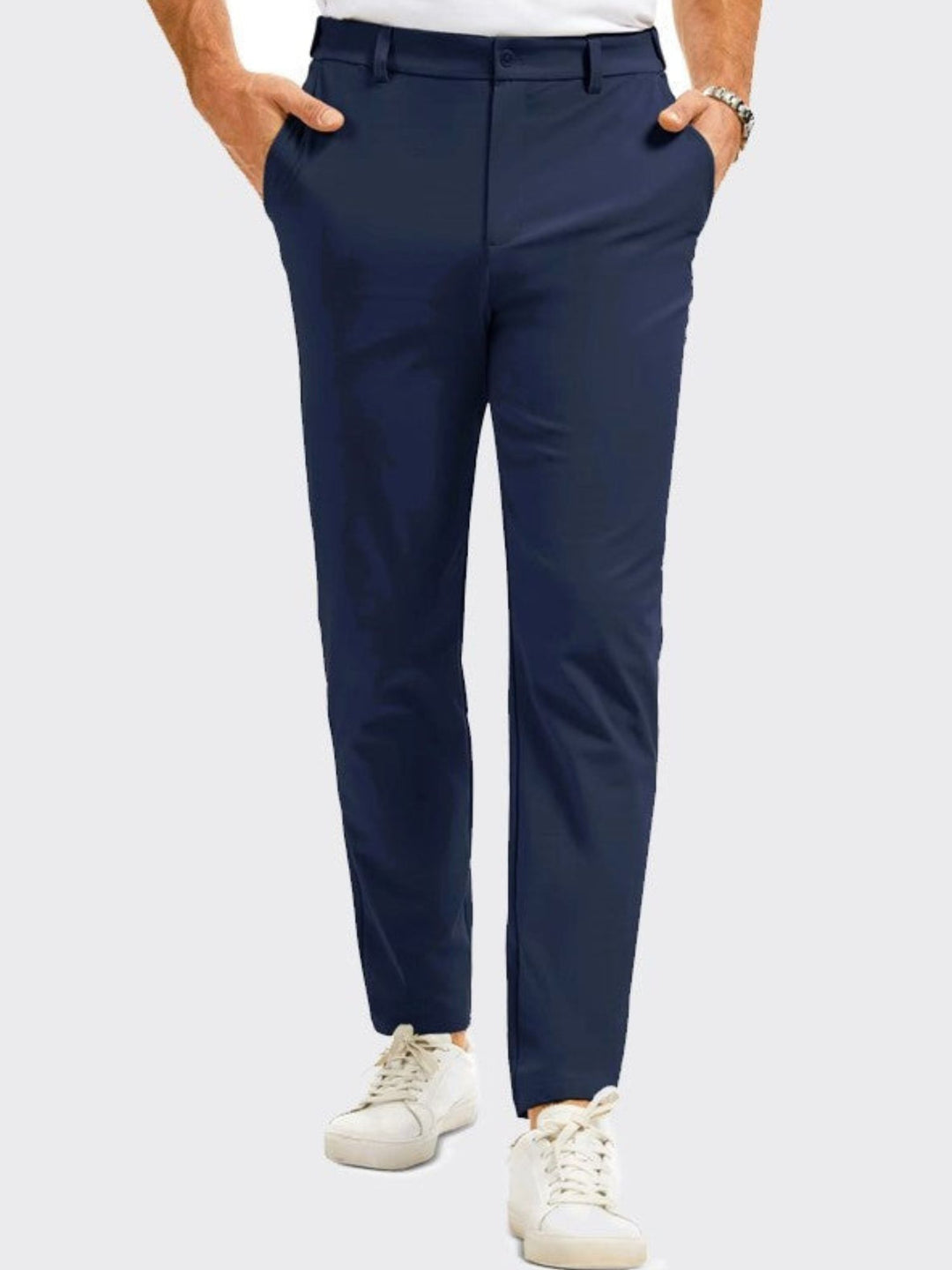 Pants Comfortable Straight Leg Men Pants for Business Casual
