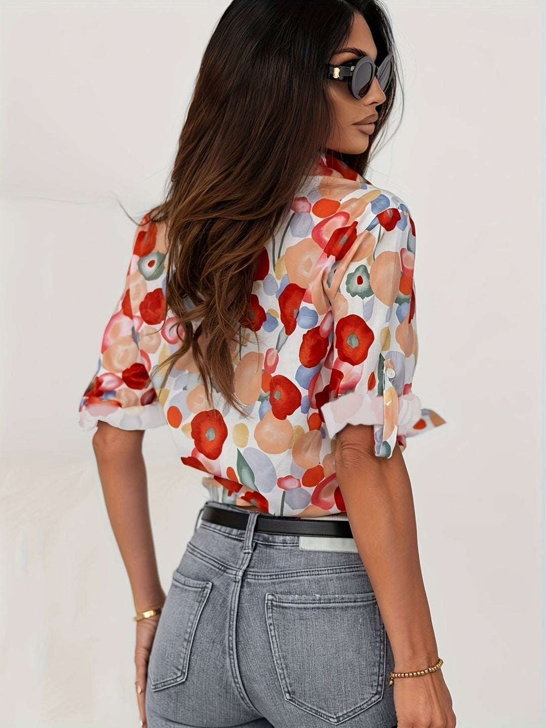 Women Casual Blouse for Everyday Wear and Relaxed Fit Style