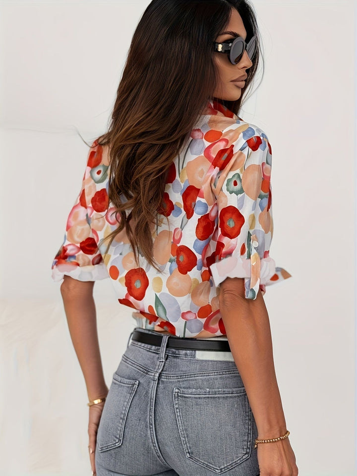 Women Casual Blouse for Everyday Wear and Relaxed Fit Style
