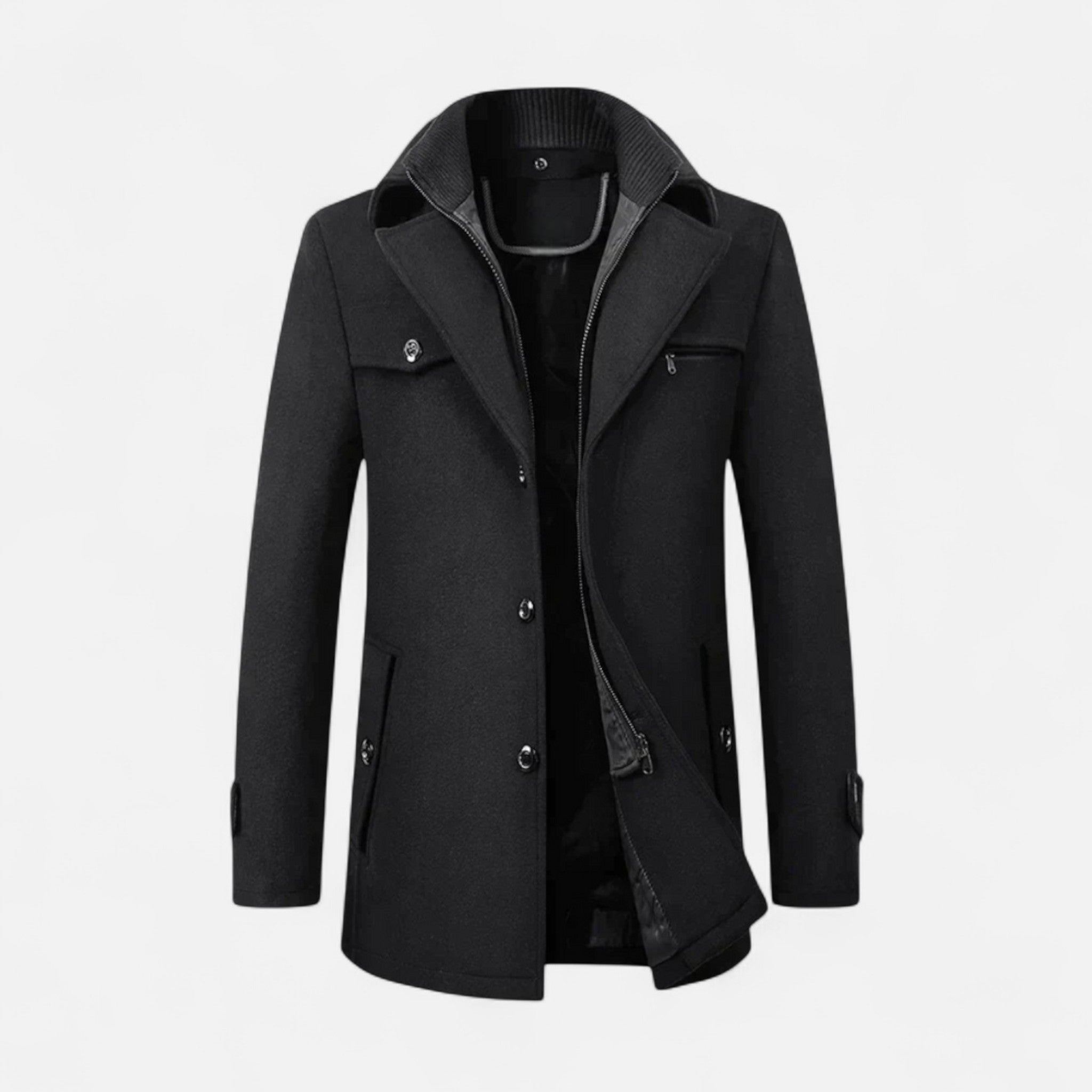 Aurevien | Men’s Heritage Wool Overcoat