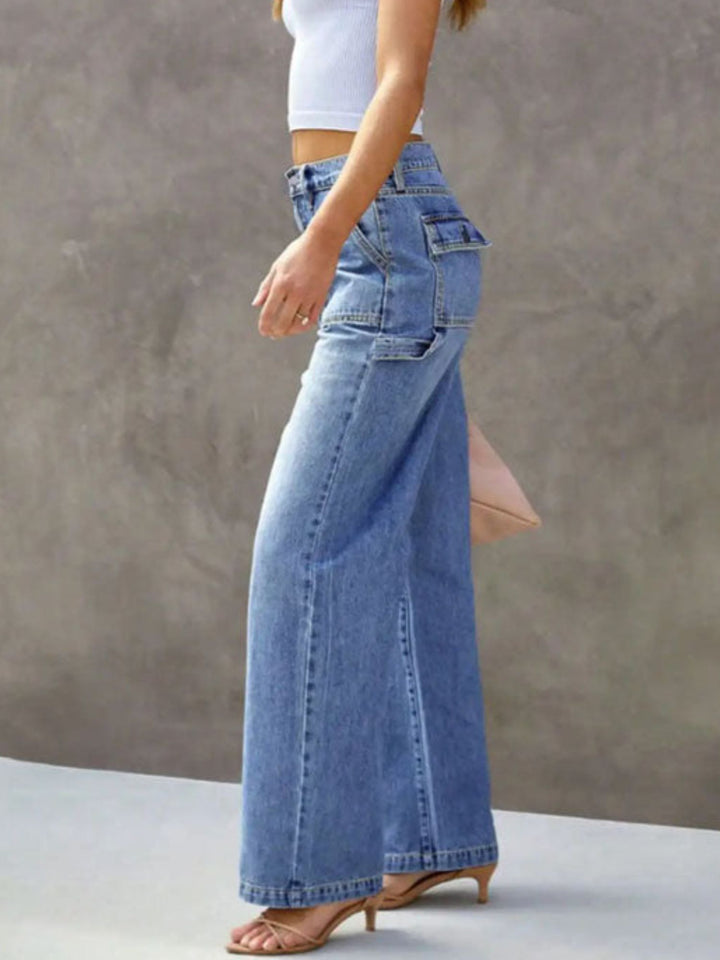 Jeans Women’s Comfortable Straight Fit Denim for Daily Wear