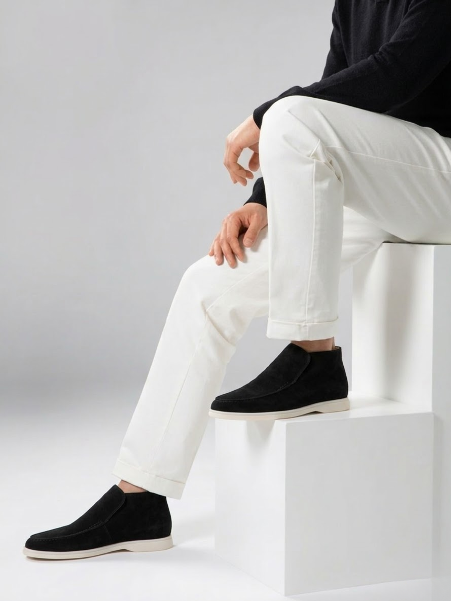 Men’s Premium Suede Loafers – Soft Comfortable Everyday Shoe