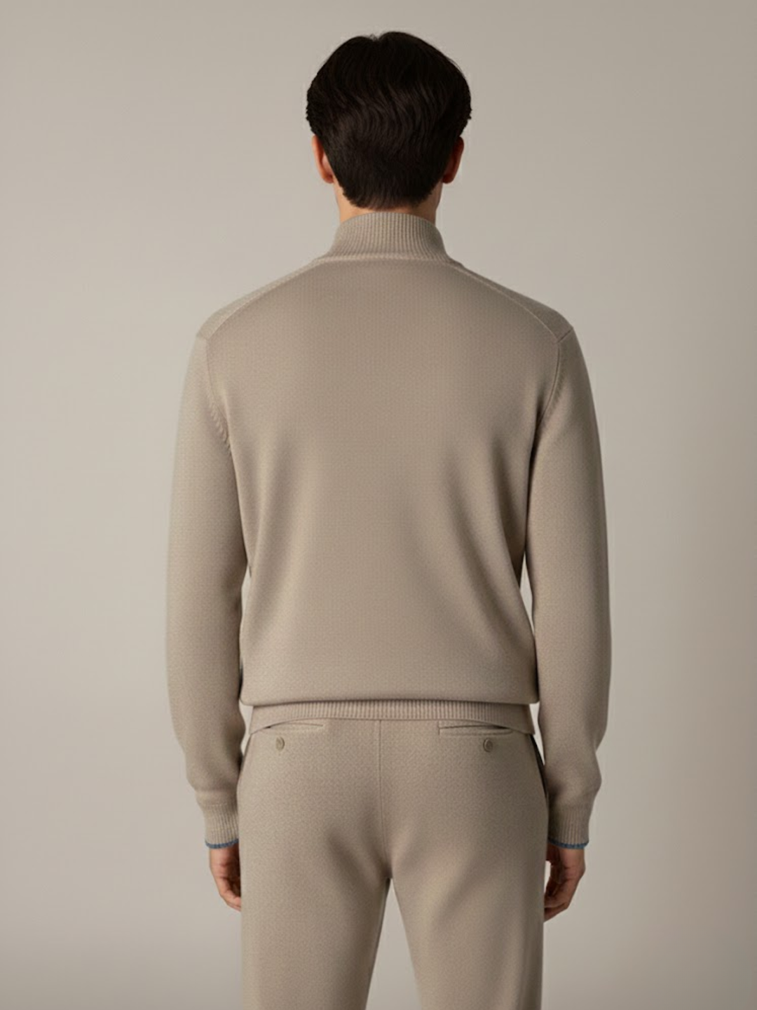 Aurevien | Men’s Wool Lounge Set in Heritage Grey
