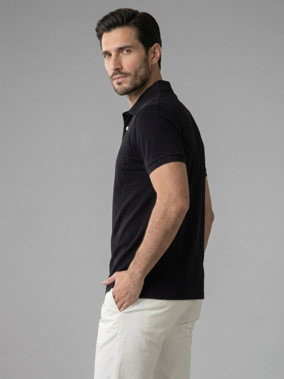 Men’s Polo Shirt Summer Casual Classic Fit