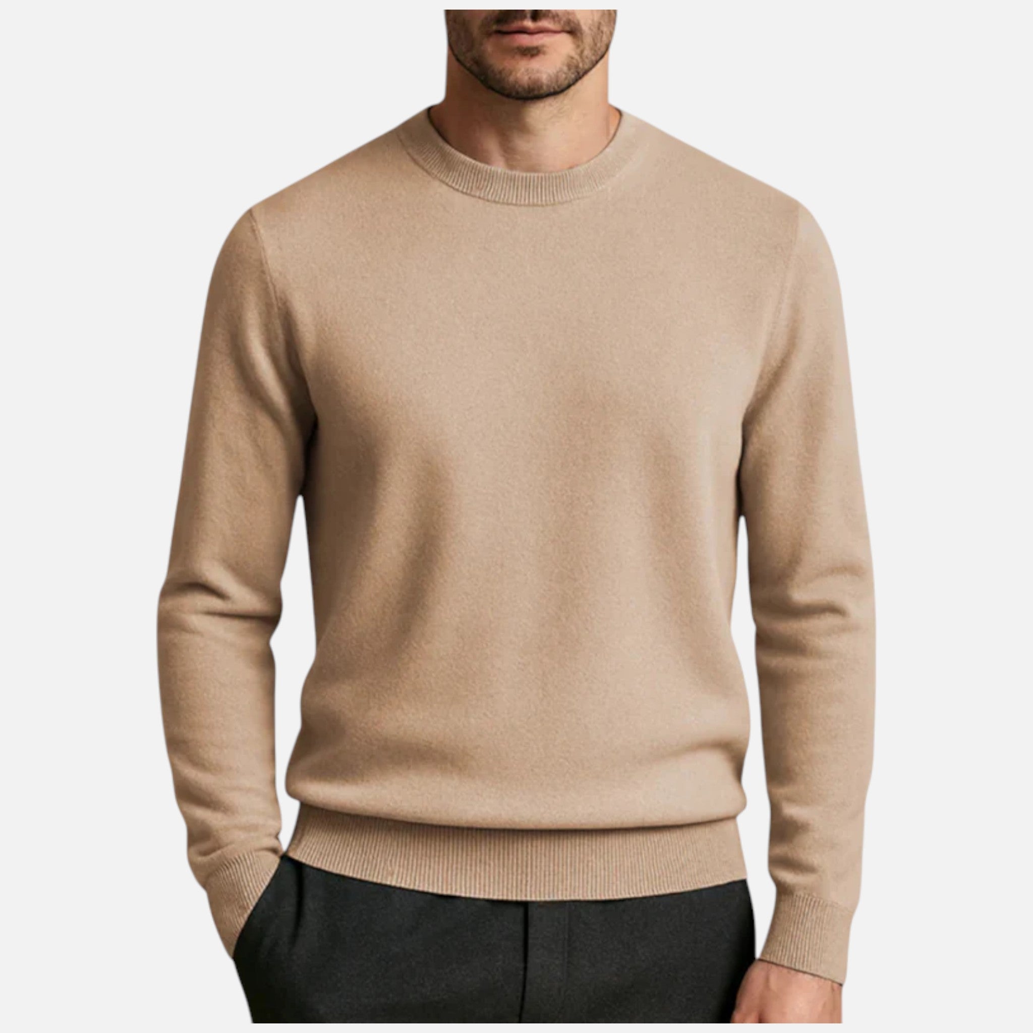 Aurevien | Men’s Classic Cashmere Crew Jumper