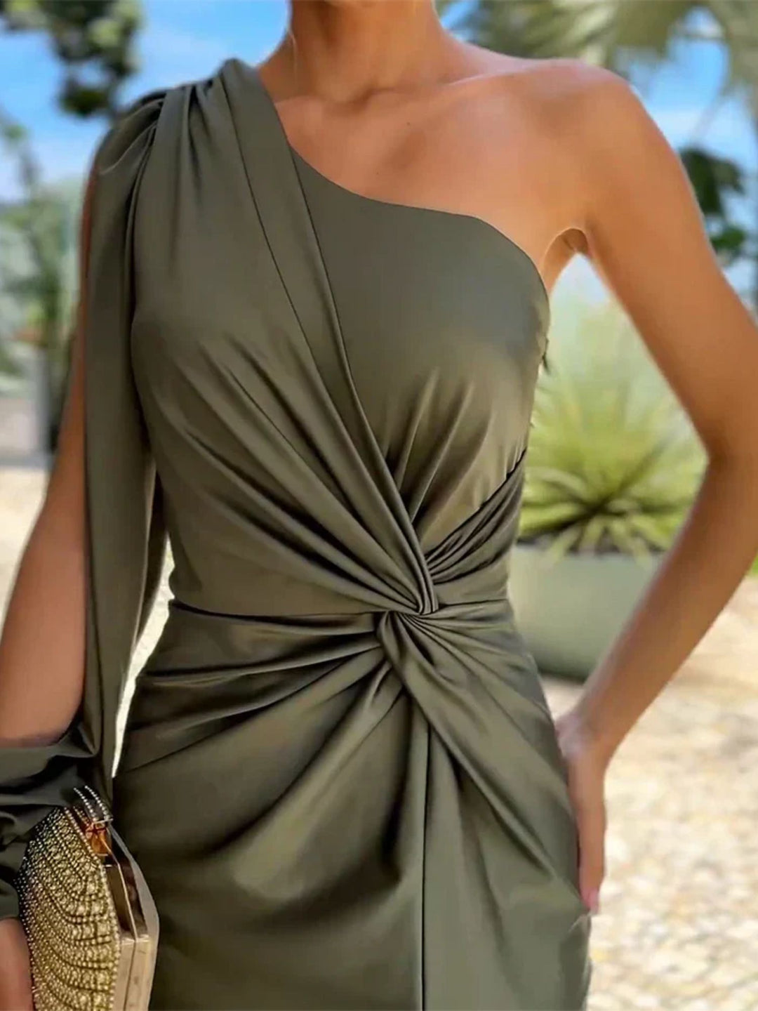Women’s Maxi Dress Elegant Relaxed Fit Evening Party Outfit