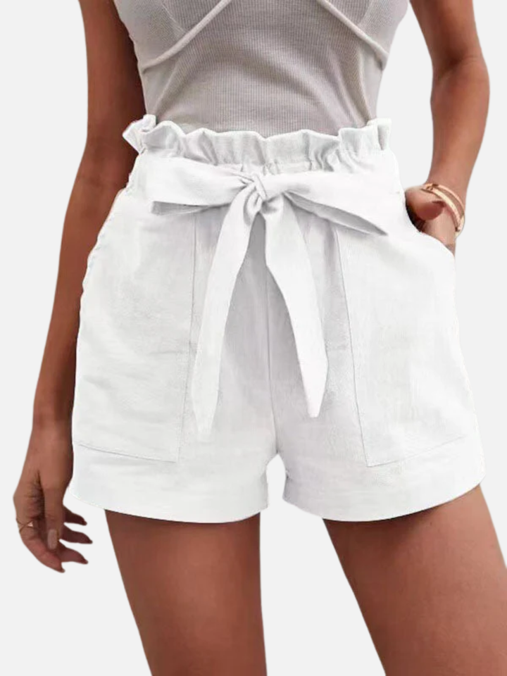 Women’s Lightweight Cotton Linen Shorts for Summer Casual Wear