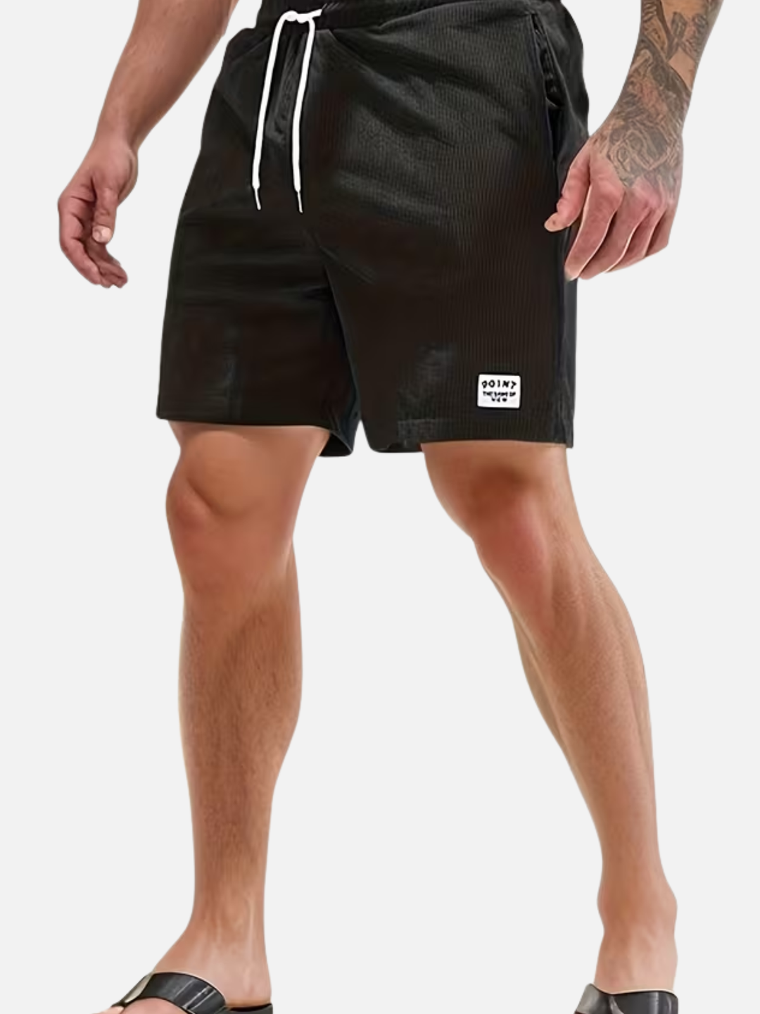 Men's corduroy shorts drawstring waist summer casual fit