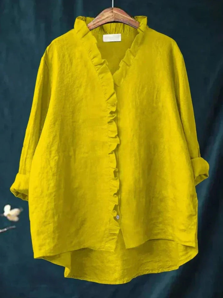 Chiffon blouse women breathable everyday elegant shirt