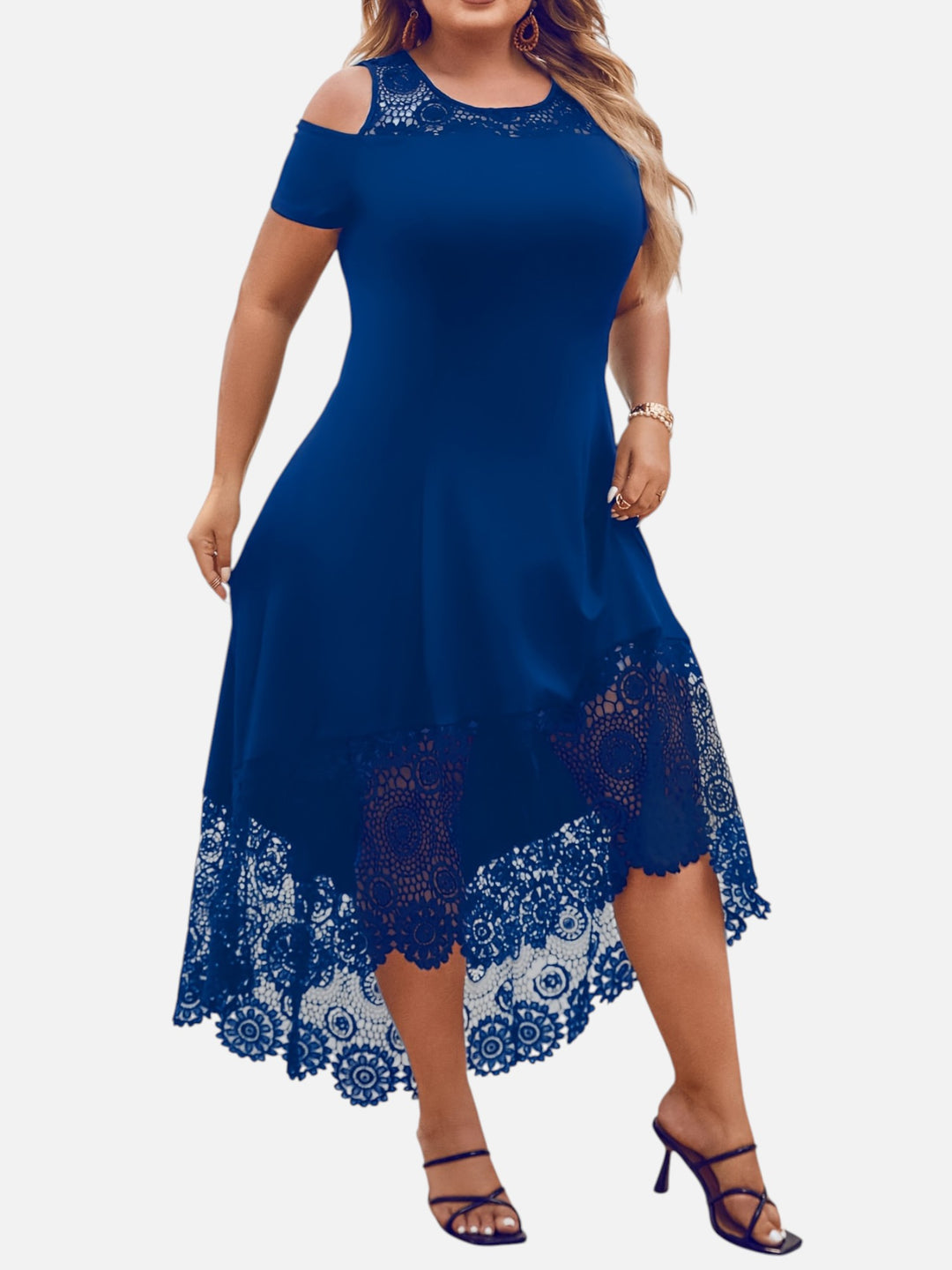 Women’s Plus Size A-Line Dress for Wedding Guest and Parties