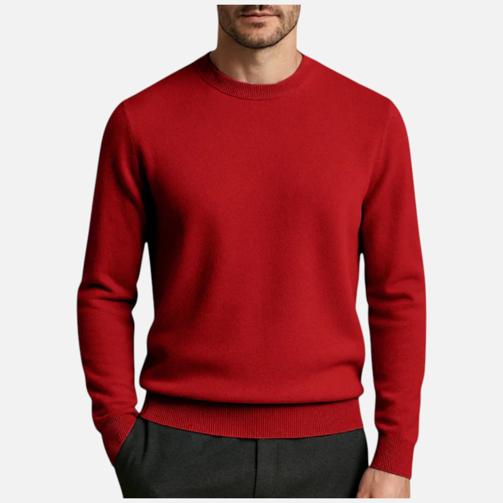 Aurevien | Men’s Classic Cashmere Crew Jumper