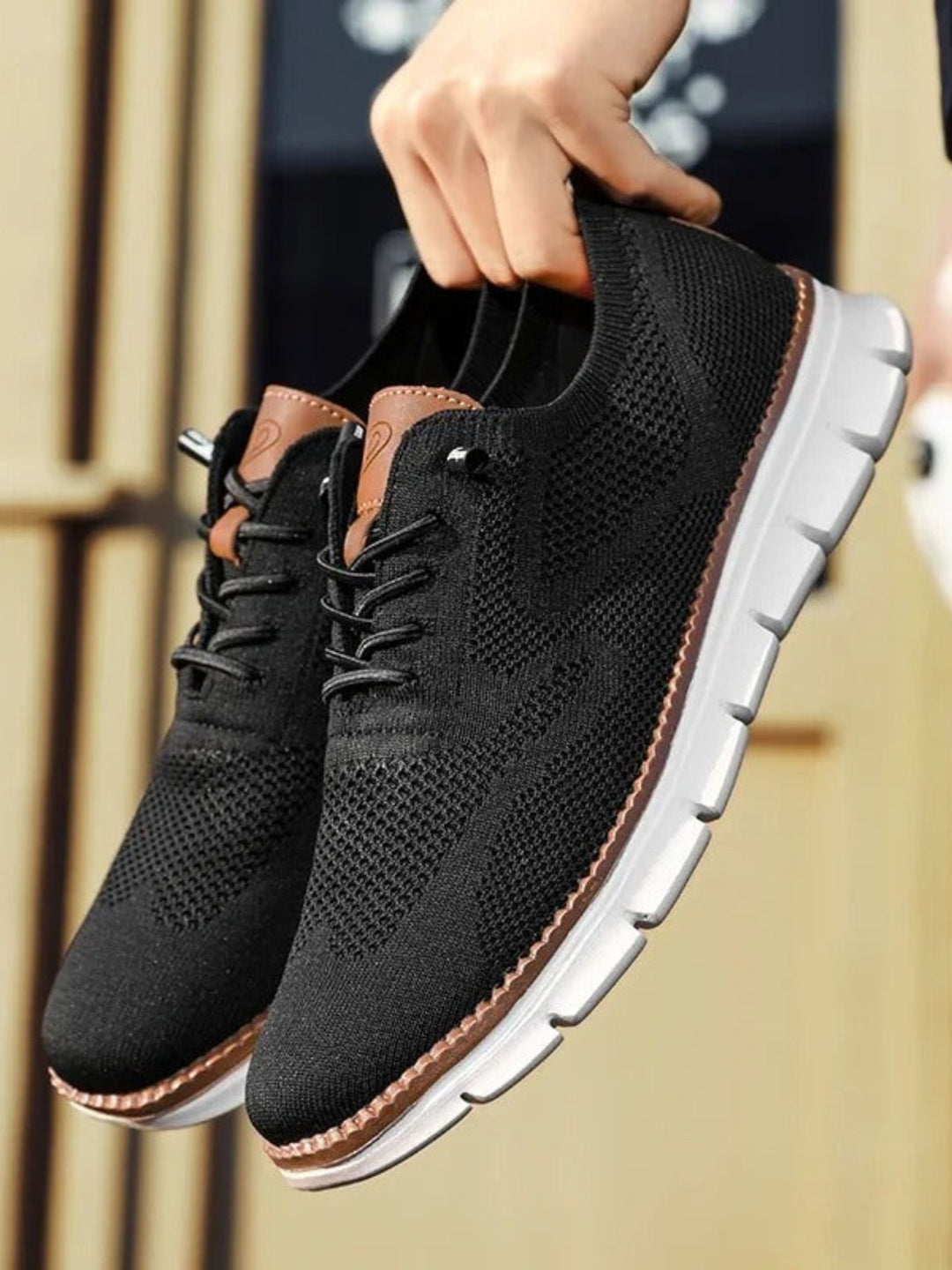 Men's breathable mesh sneakers lightweight comfort everyday walking shoes