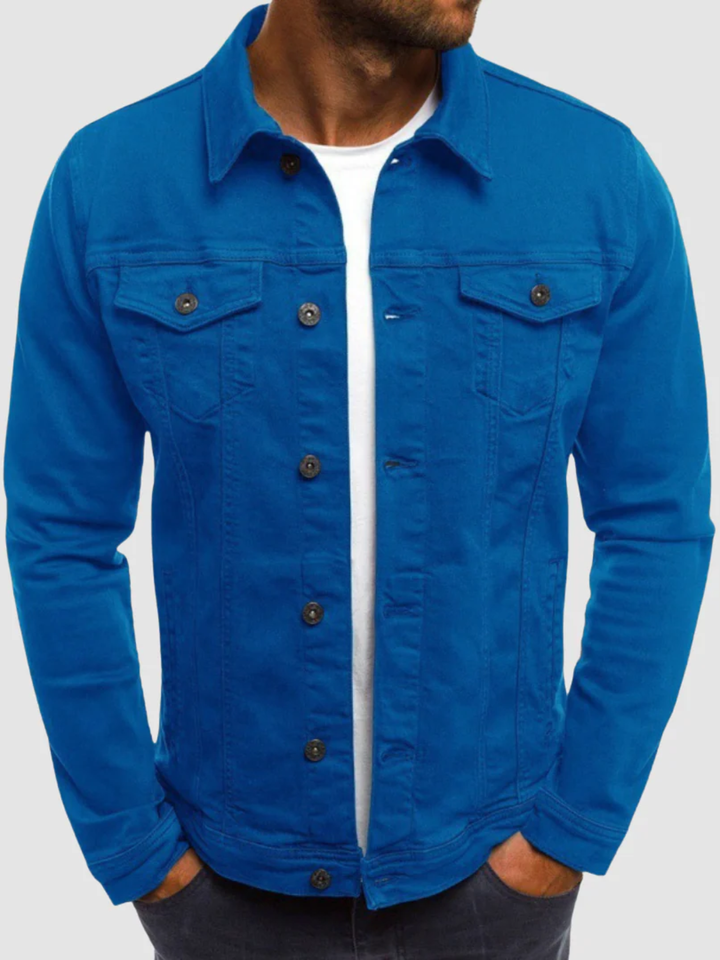 Men’s cotton jacket slim fit for everyday casual wear
