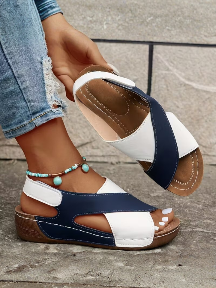 Women’s Cross Strap Sandals for Walking Comfort Summer Outdoor
