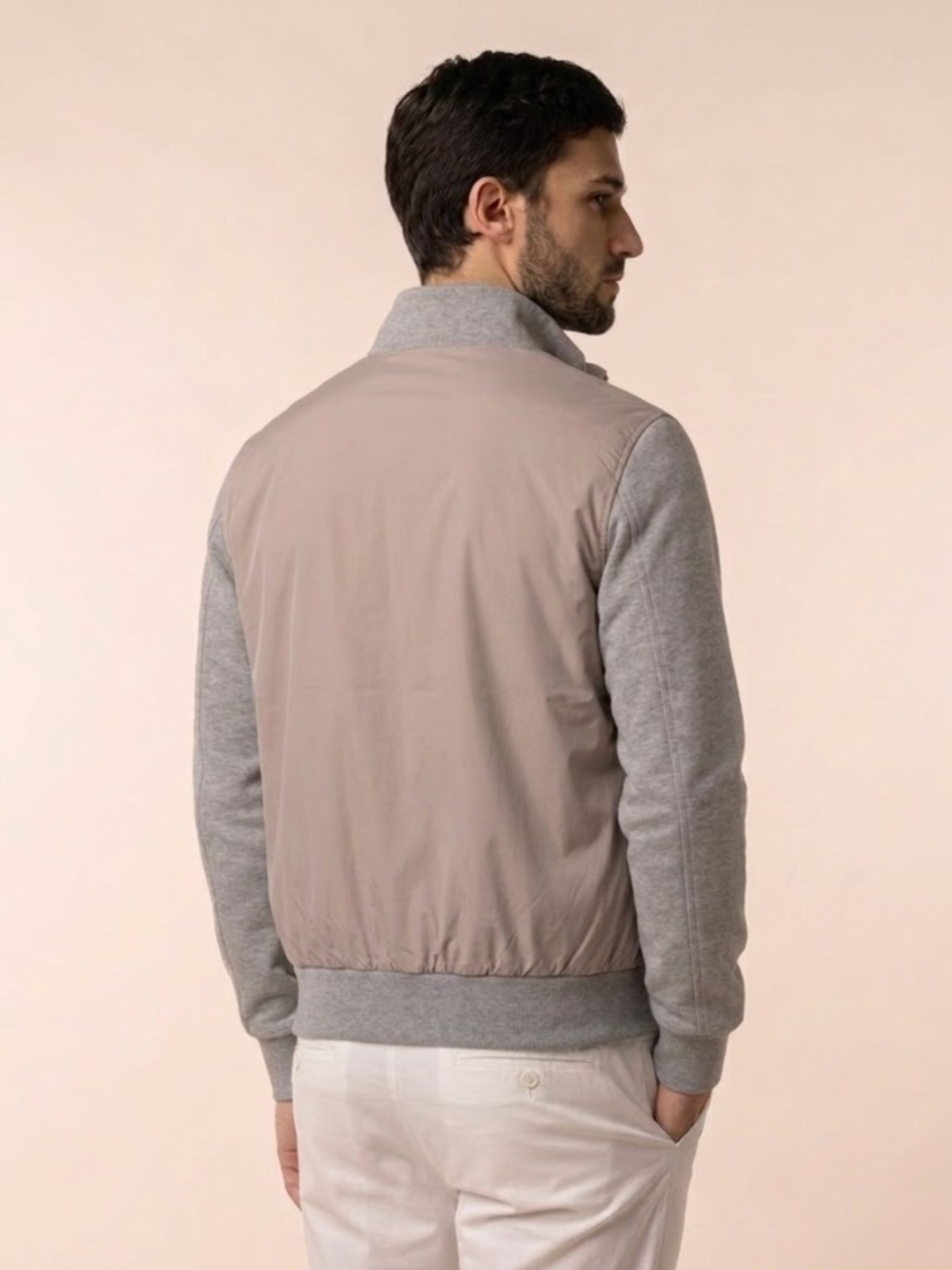 Men's Lightweight Summer Bomber Jacket Casual Cotton Zip Front