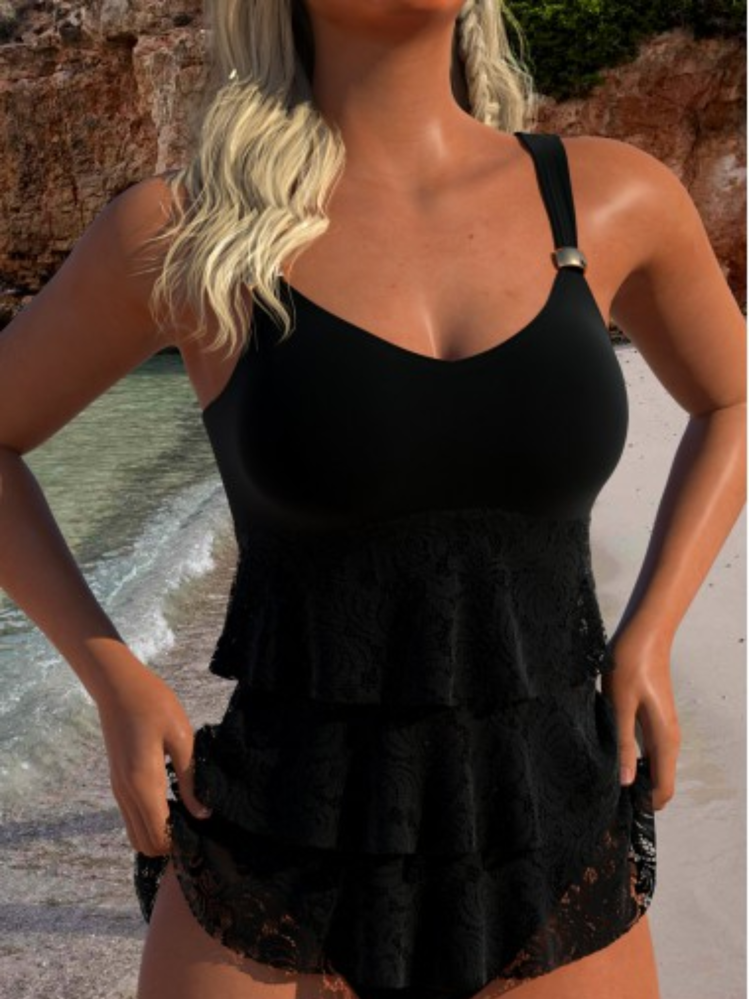 Women’s Tankini Swim Set Quick Dry Supportive Swim Top Set