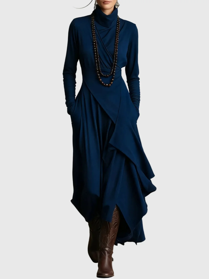 Women’s Pleated Maxi Dress Violet Wedding Guest Outfit