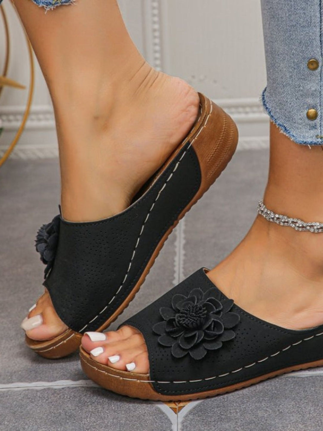 Women's orthopedic sandals arch support comfortable all day wear