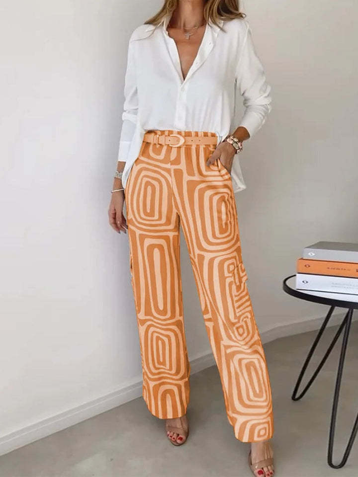 Stylish Two Piece Set Women Relaxed Fit Modern Daily Wear