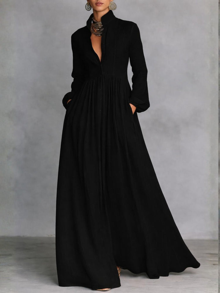 Maxi Dress Breathable Relaxed Fit Dress for Warm Weather Wear