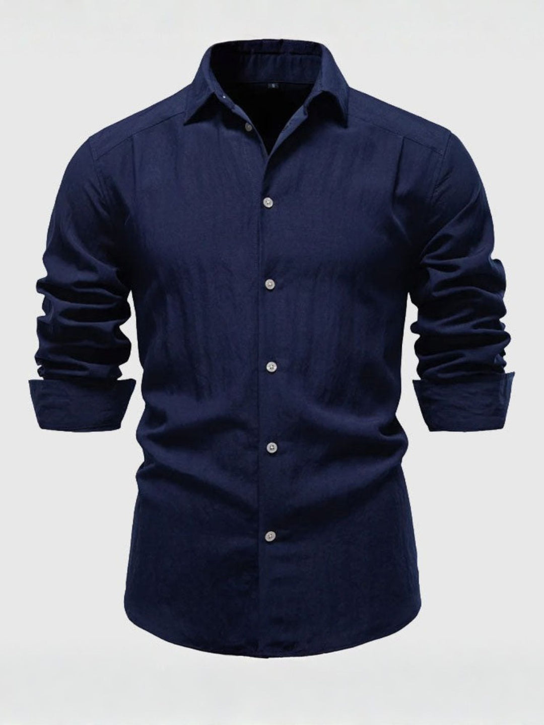 Shirt Men Long Sleeve Button Up for Office and Casual Wear