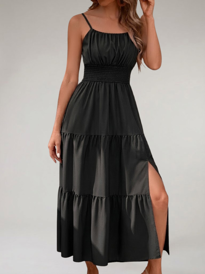 Women’s Maxi Dress Pleated Lightweight Summer Vacation Dress