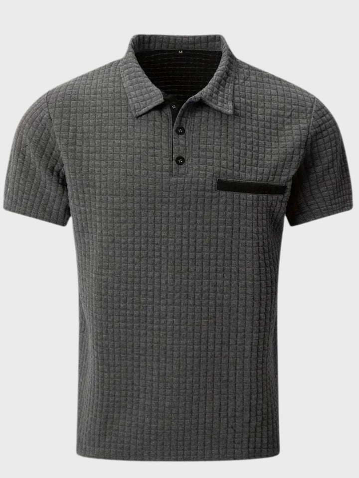 Athletic Fit Polo Shirt Men Smart Casual Everyday Wear
