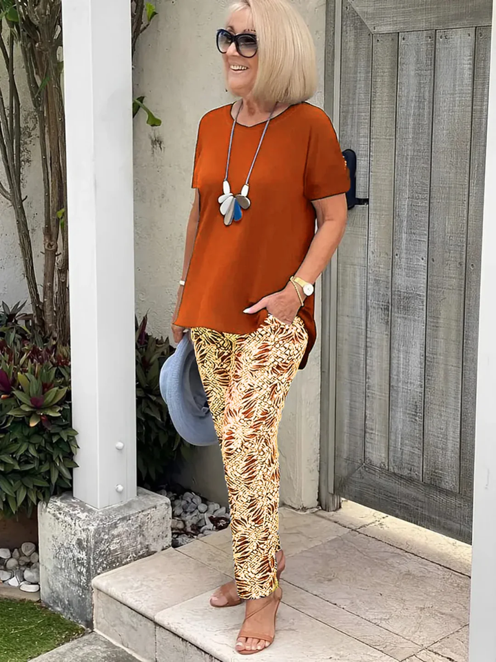 Women's lightweight casual set for summer comfort outfit
