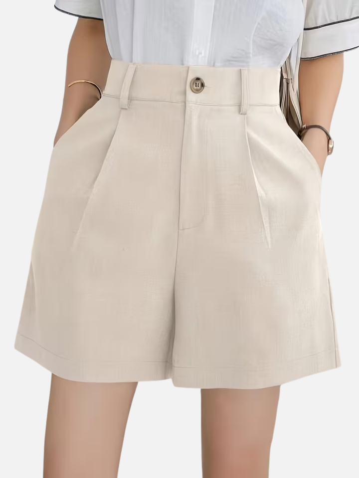 Women’s High Waisted Dress Shorts Elegant Summer Office Wear