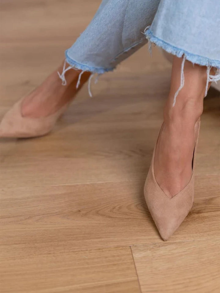 Elegant low heel pumps women for daily wear and events
