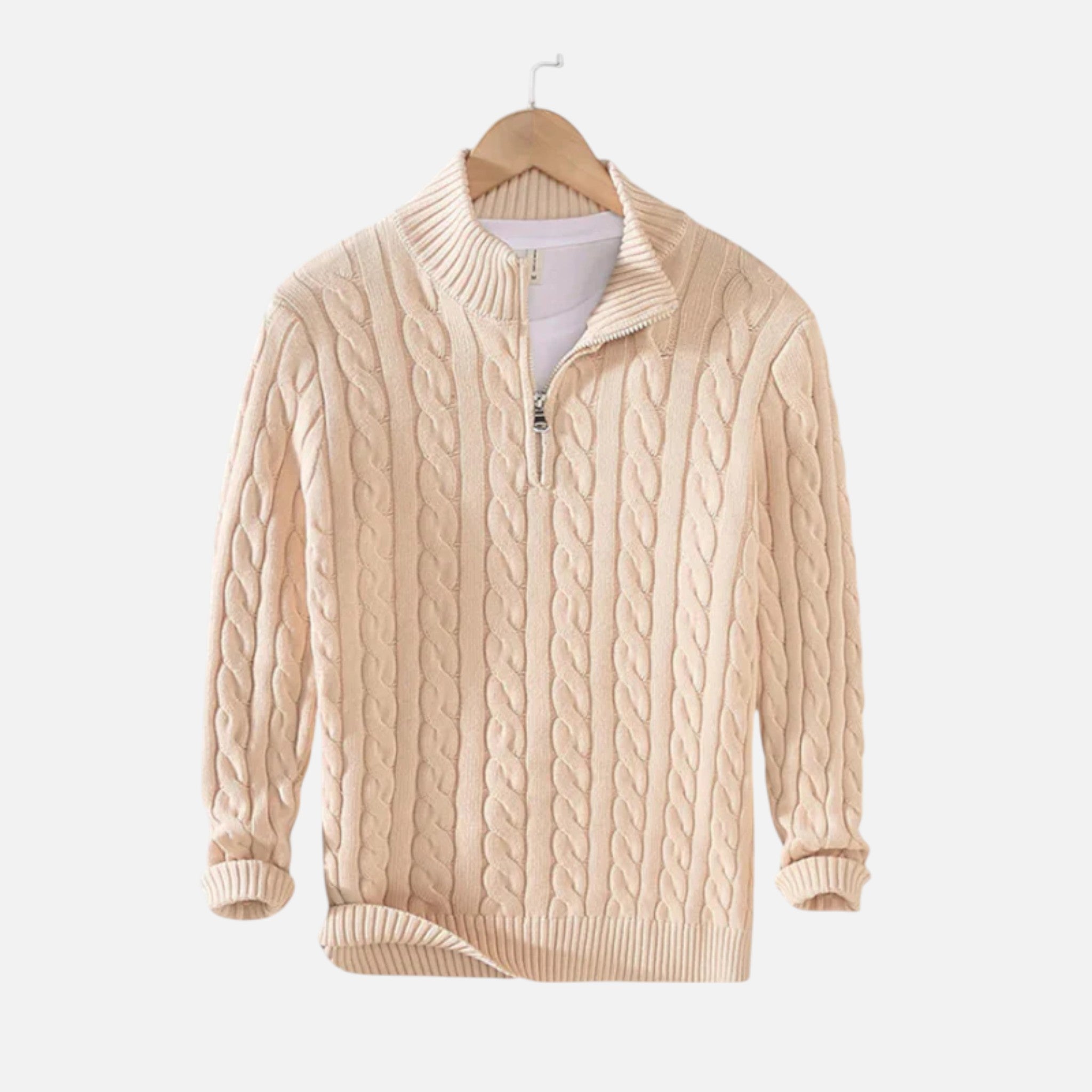 Aurevien | Men’s Cable-Knit Merino Jumper