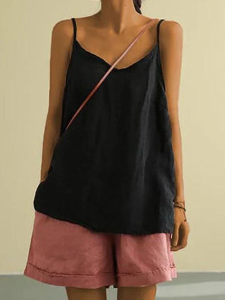 Women’s Lightweight Spaghetti Strap Cami Summer Casual Top