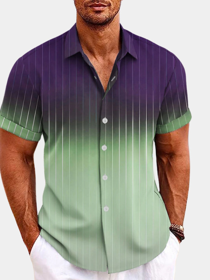 Men’s Office Shirt Breathable Lightweight Smart Casual Work Wear