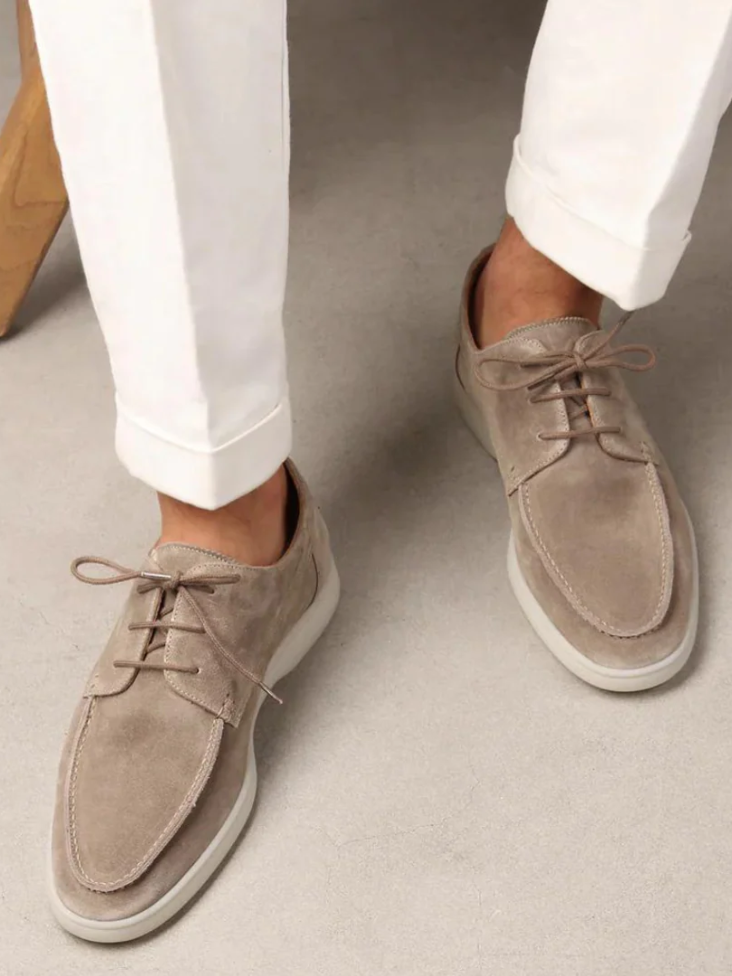 Men’s Suede Loafers Comfortable Slip On Smart Casual Shoes