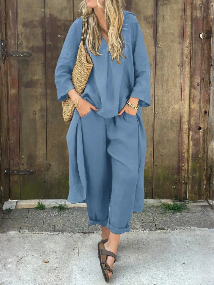 Women’s relaxed co ord set breathable polyester comfortable fit