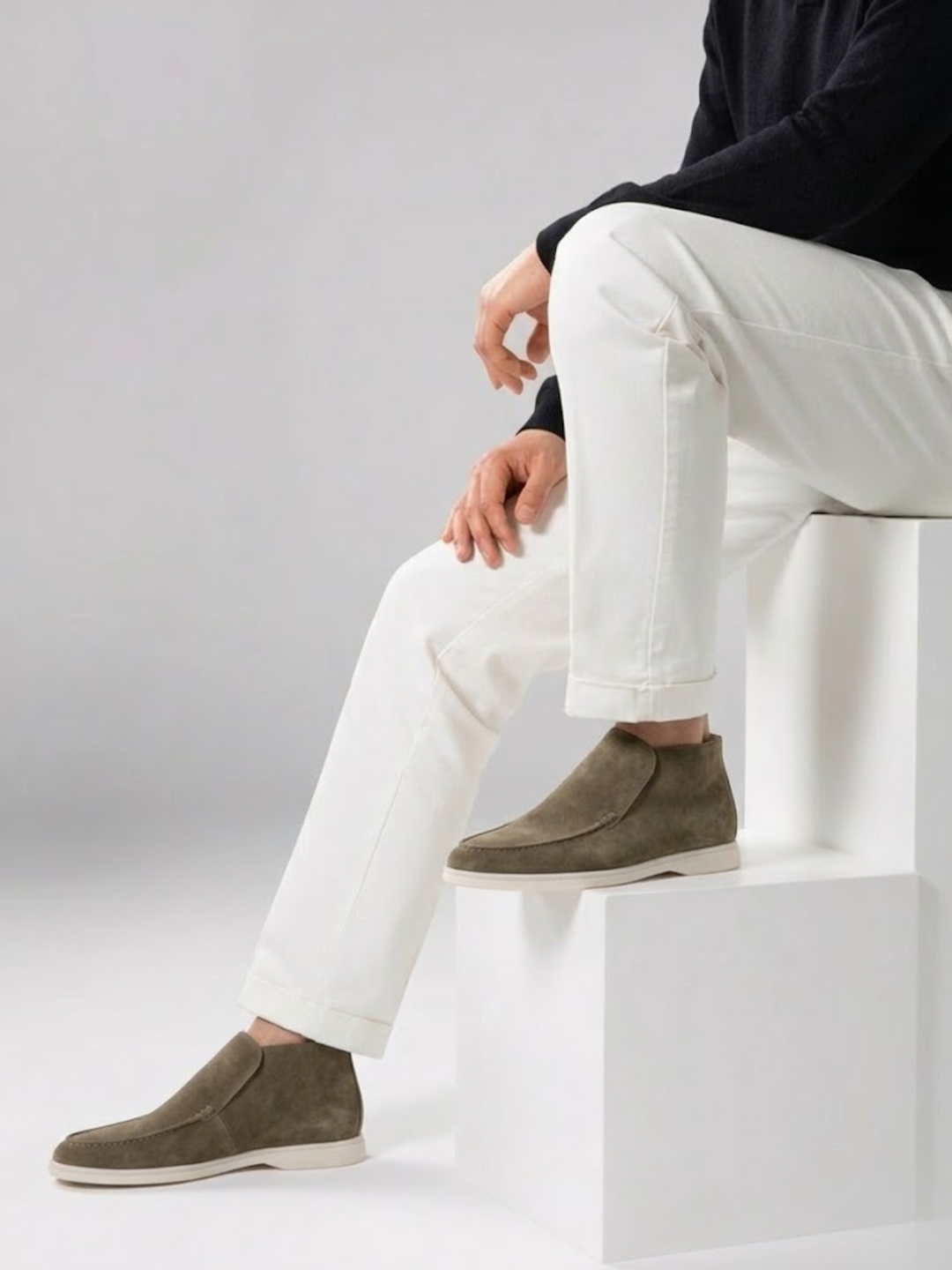 Men’s Premium Suede Loafers – Soft Comfortable Everyday Shoe