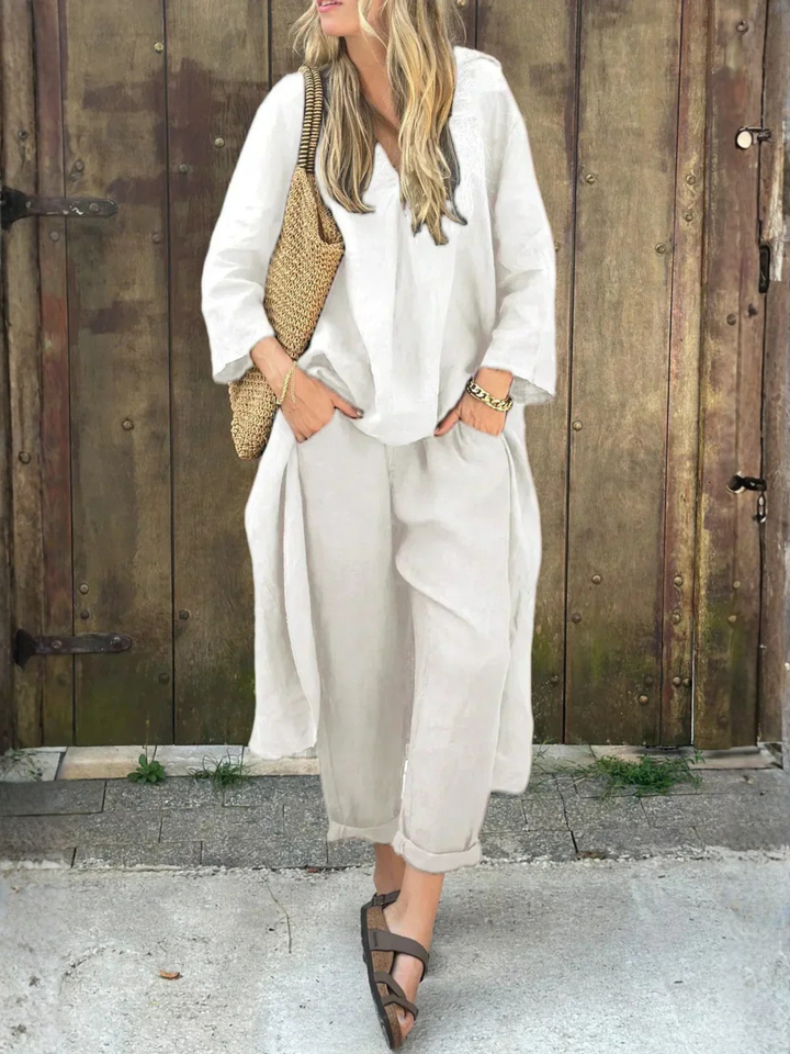 Women’s relaxed co ord set breathable polyester comfortable fit
