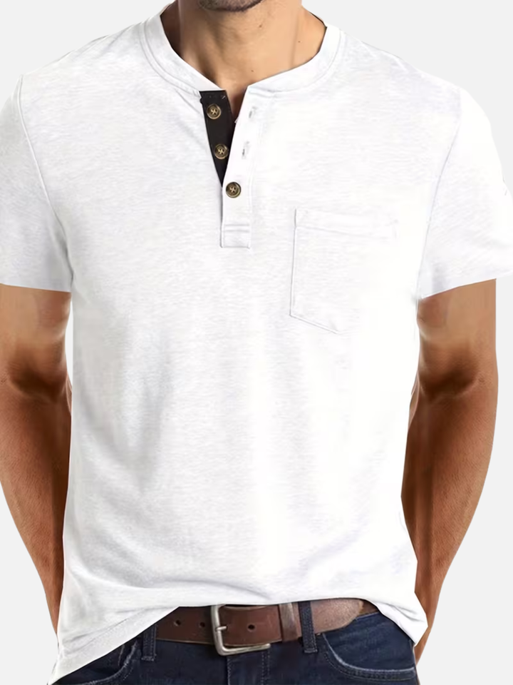 Men's Cotton Crew Neck T-Shirt for Summer Casual Everyday Wear