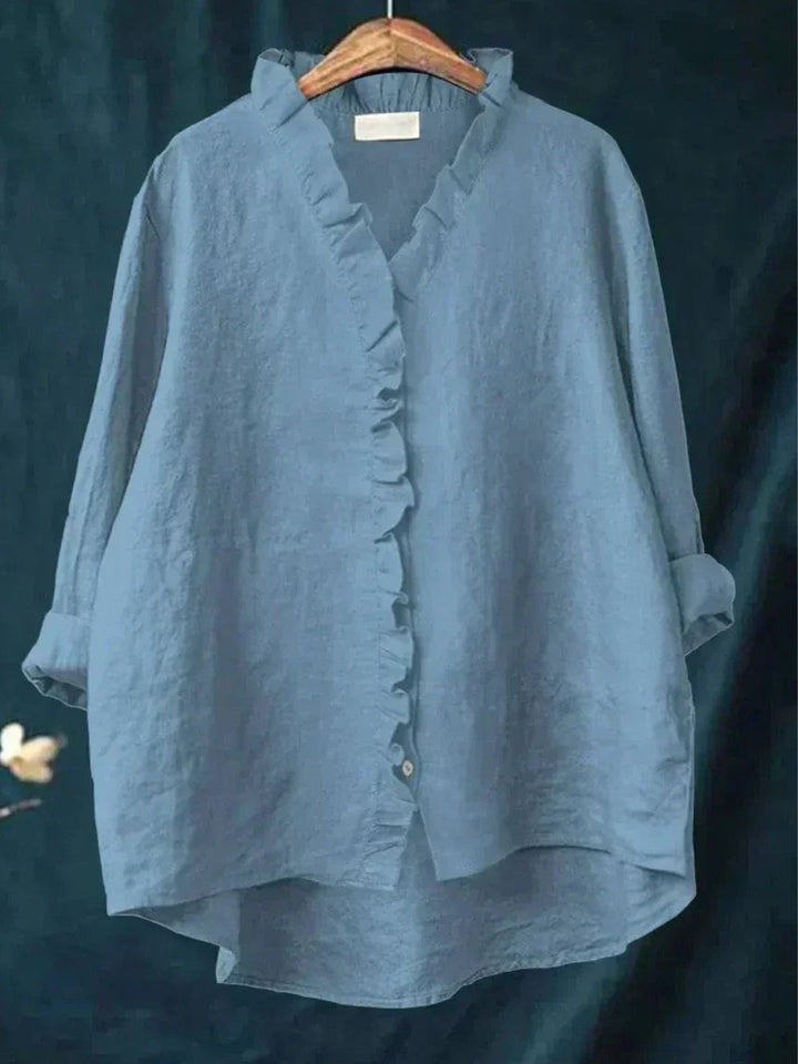 Elegancka casualowa bluzka damska, oddychająca, miękka, luźny krój