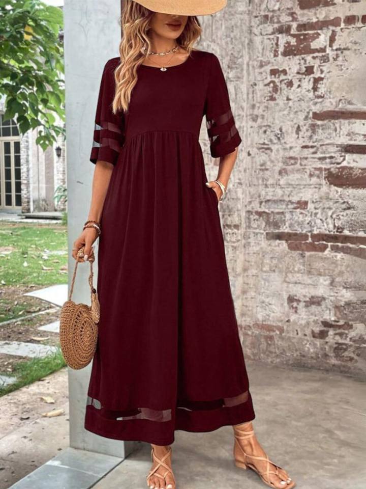 Dress Women Casual Midi Dress for Summer Everyday Comfort Wear