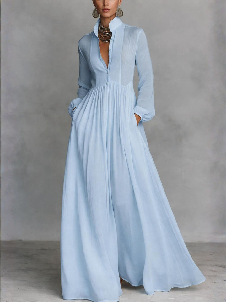 Maxi Dress Breathable Relaxed Fit Dress for Warm Weather Wear