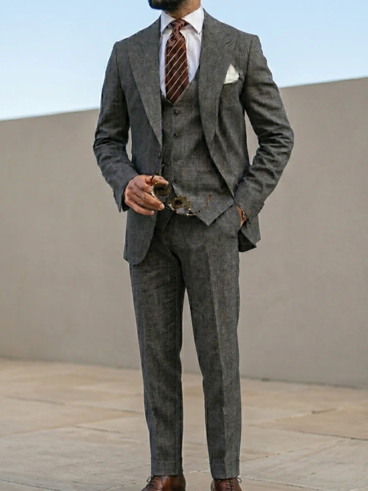 Men's 3 piece suit for wedding slim fit formal suit set