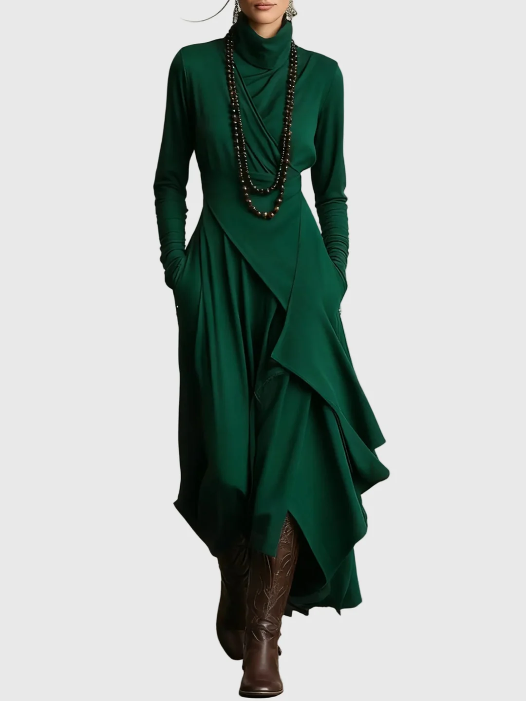 Women’s Pleated Maxi Dress Violet Wedding Guest Outfit