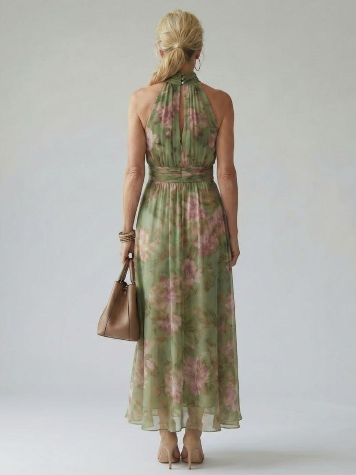 Halter Neck Dress Women Lightweight Elegant Everyday Outfit